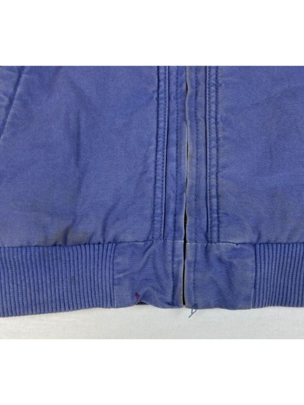 Carhartt Girls Size M 10-12 Purple Fleece Lined Hooded Zip Up Jacket Workwear - Picture 7 of 10